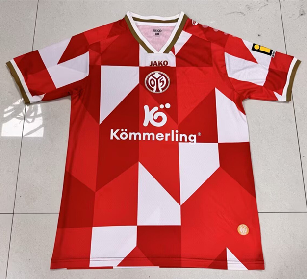 (S-4XL) 2025-2026 Special Version FSV Mainz Red&White Thailand Soccer Jersey AAA-GB
