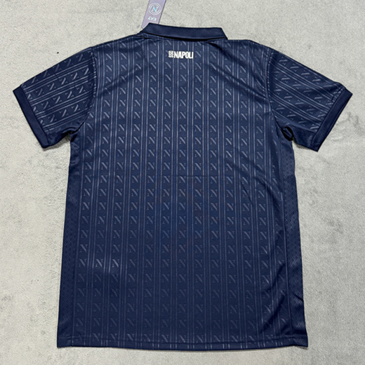 (S-4XL) 2025-2026 Champions League Version Napoli 2nd Away Royal Blue Thailand Soccer Jersey AAA-4506