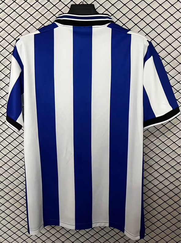 (S-4XL) Retro Version 1998 Sheffield Wednesday Home Blue&White Thailand Soccer Jersey AAA-2044