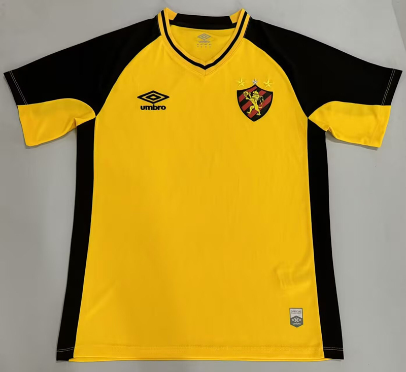 (S-4XL) 2025-2026 Sport Recife Away Yellow Thailand Soccer Jersey AAA-908