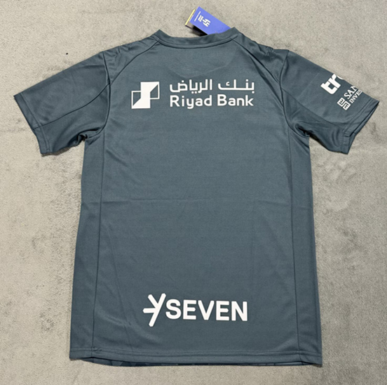(S-4XL) 2025-2026 Al Hilal SFC 2nd Away Light Blue Thailand Soccer Jersey AAA-4506