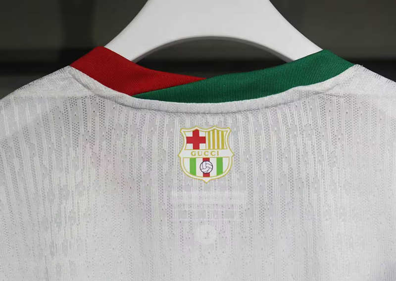 (S-3XL) Player Version 2025-2026 Joint Version Barcelona White Thailand Soccer Jersey AAA-4563
