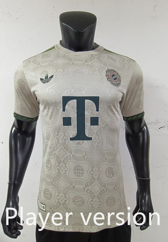 Player Version 2025-2026 Oktoberfest Bayern München Beige Thailand Soccer Jersey AAA-0871