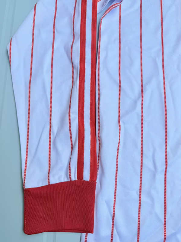 Retro Version 1982-1983 Hamburger SV Home White LS Thailand Soccer Jersey AAA-503