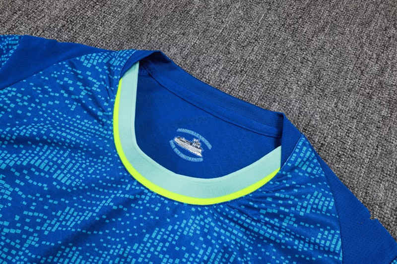 Player Version 2025-2026 Olympique Marseille Blue Training Thailand Soccer Tracksuit-9926