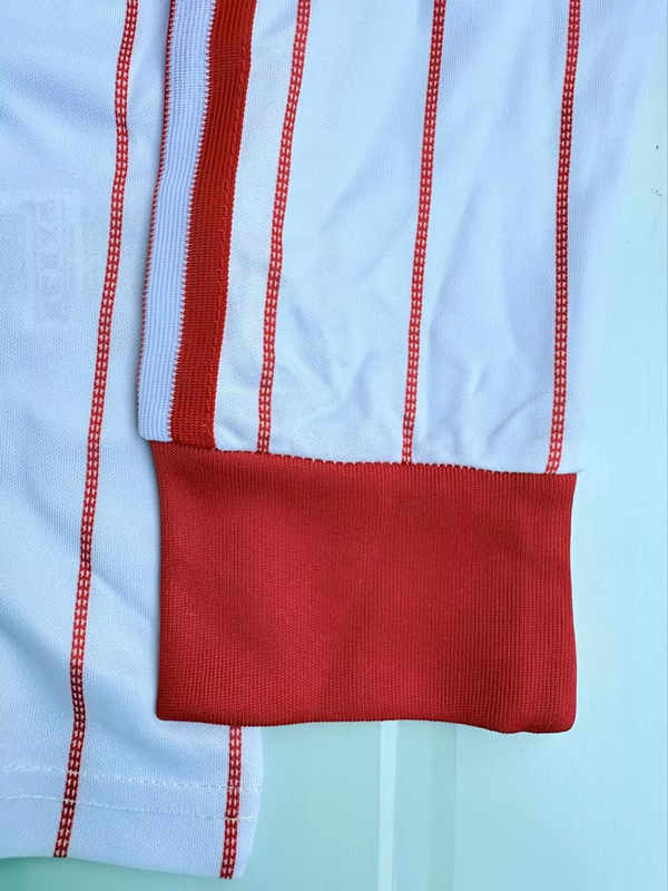 Retro Version 1982-1983 Hamburger SV Home White LS Thailand Soccer Jersey AAA-503