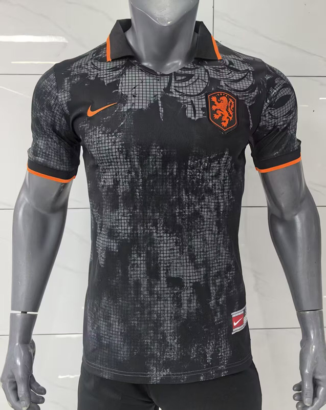 2025-2026 Special Version Netherlands Black Thailand Soccer Jersey AAA-416