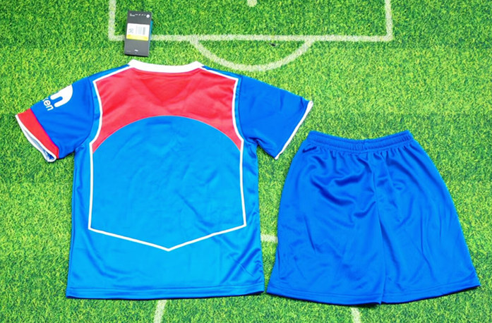 2025-2026 Atletico Madrid 2nd Away Light Blue Kids/Youth Soccer Uniform-8679