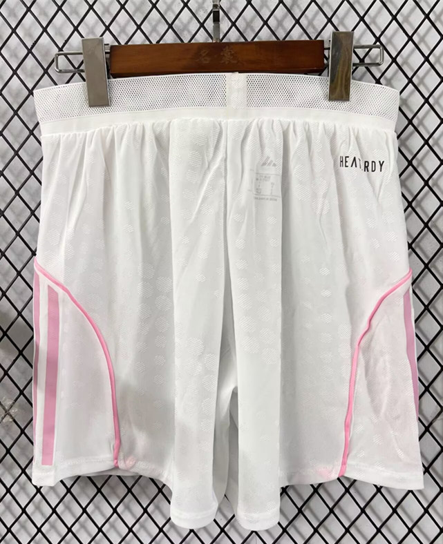 Player Version 2025-2026 Juventus Away White Thailand Soccer Shorts-888