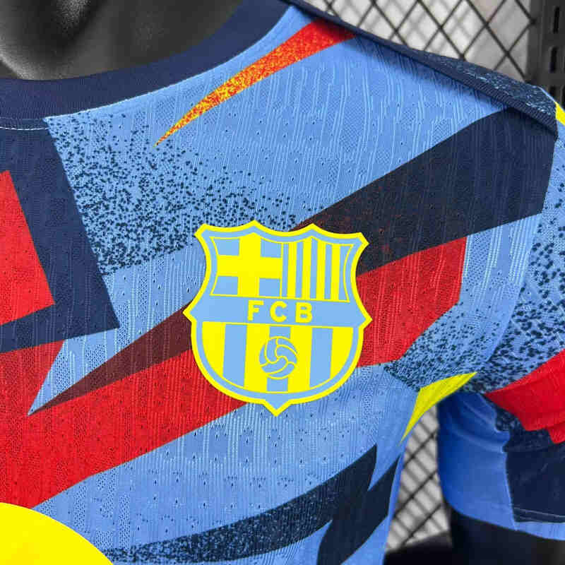 (S-3XL) Retro Player Version 2025-2026 Barcelona Goalkeeper Color Soccer Jersey AAA-4285