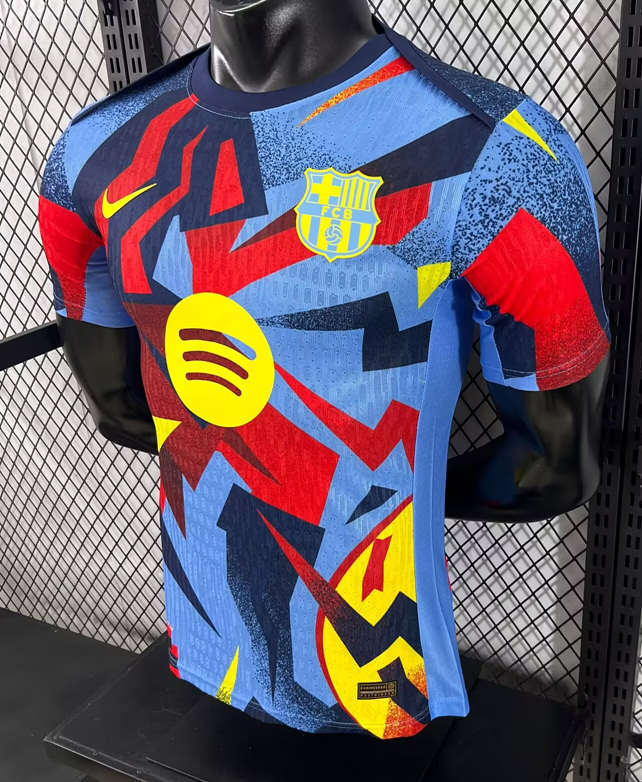 (S-3XL) Retro Player Version 2025-2026 Barcelona Goalkeeper Color Soccer Jersey AAA-4285