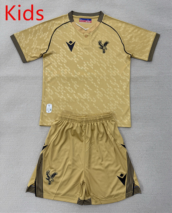 2025-2026 Crystal Palace 2nd Away Kids/Youth Soccer Uniform-AY