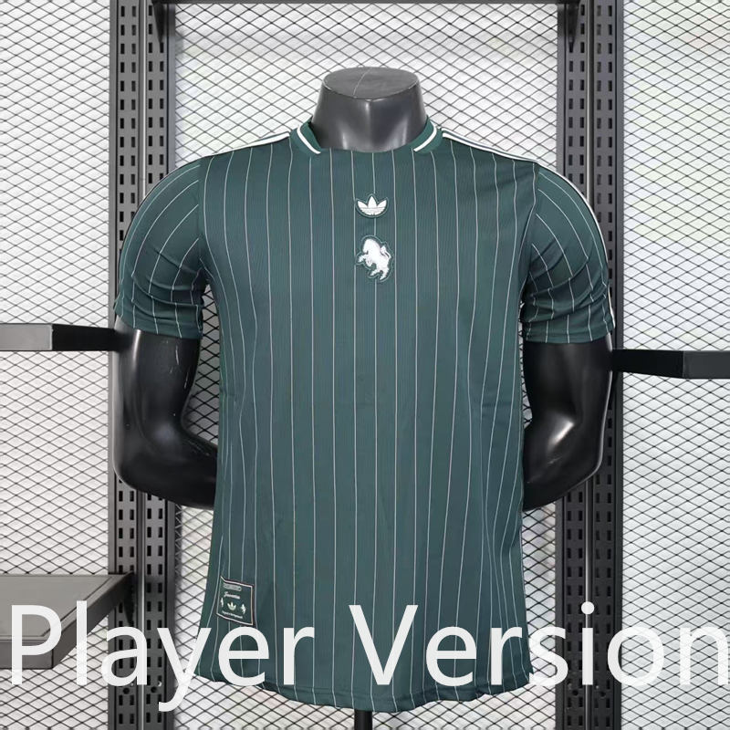 Player Version 2025-2026 Casual Style Juventus Dark Green Thailand Soccer Jersey AAA-888