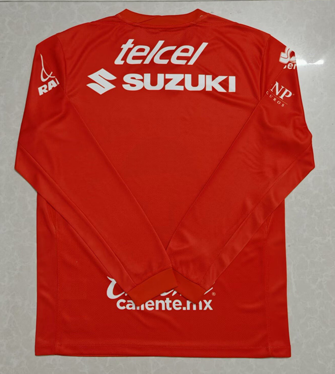 (S-4XL) 2025-2026 PA UNAM Goalkeeper Red LS Thailand Soccer Jersey AAA-9527