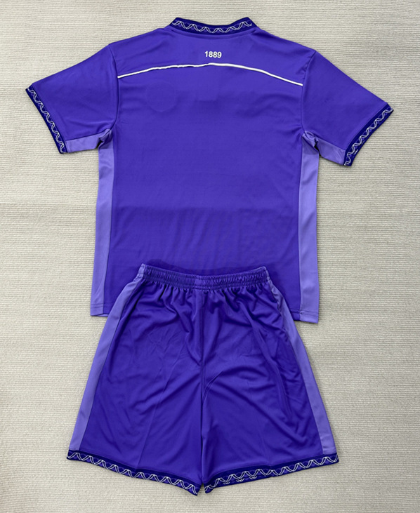 2025-2026 Sheffield United 2nd Away Purple Kids/Youth Soccer Uniform-AY