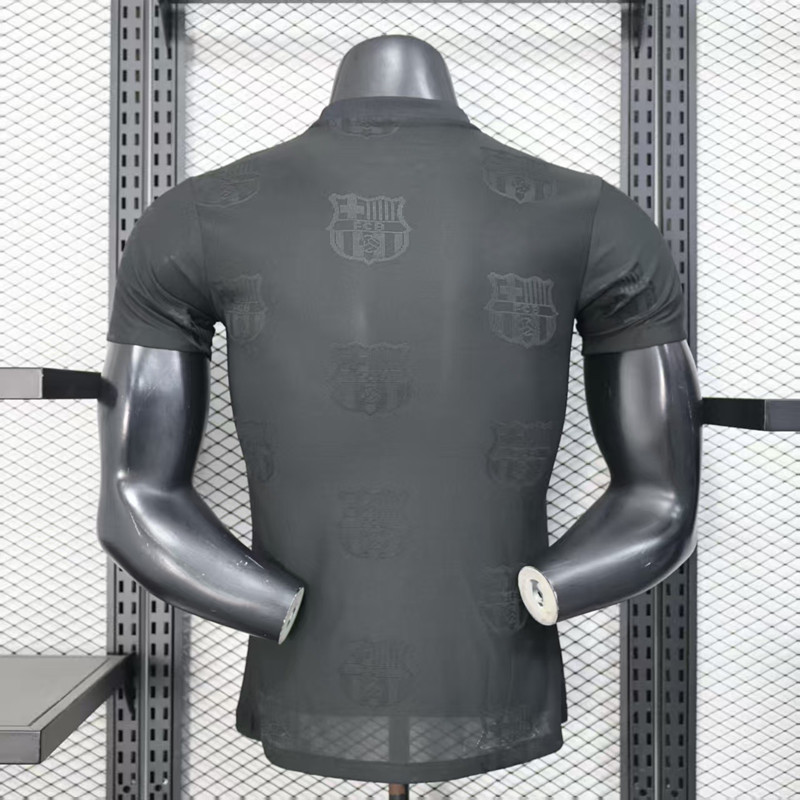 Player Version 2025-2026 Special Version Barcelona Black Thailand Soccer Jersey AAA-888