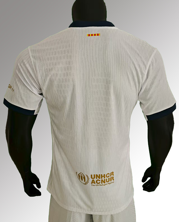 Player Version 2025-2026 Barcelona White Thailand Soccer Jersey AAA-9753