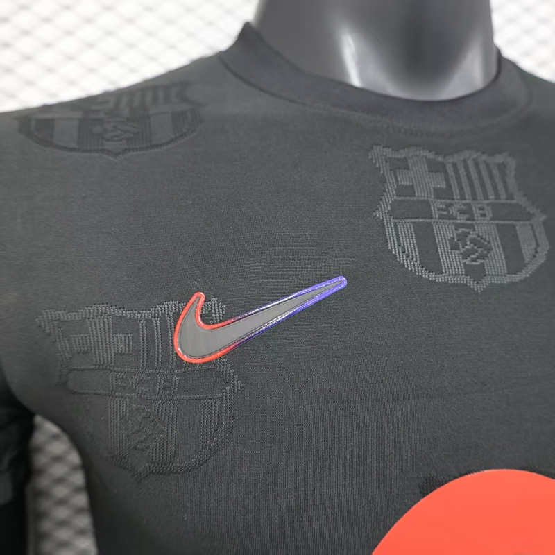 Player Version 2025-2026 Special Version Barcelona Black Thailand Soccer Jersey AAA-888