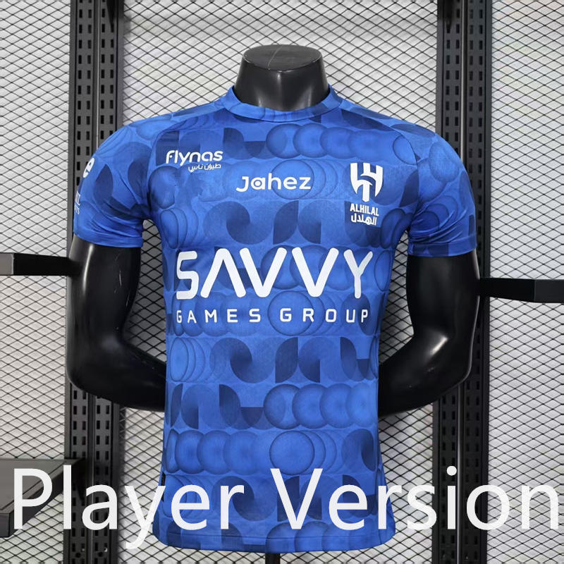 Player Version 2025-2026 Al-Hilal SFC Blue Thailand Training Soccer Jersey-888