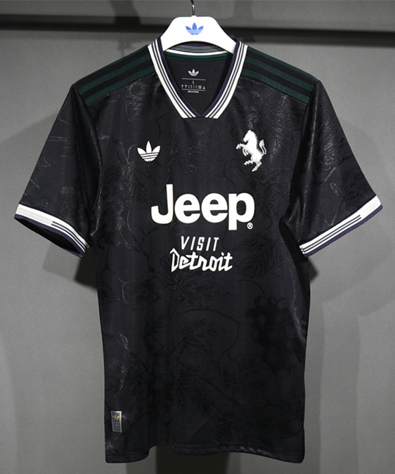 Player Version 2025-2026 Juventus 2nd Away Black Thailand Soccer Jersey AAA-7568
