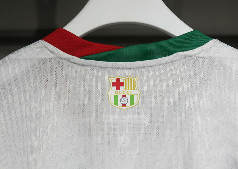 2025-2026 Gucci Barcelona White Thailand Soccer Jersey AAA-4563