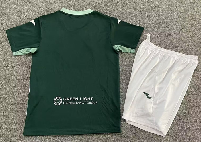 2025-2026 Norwich City Away Green Kids/Youth Soccer Uniform-7809