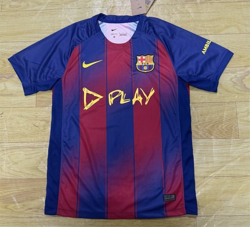 2025-2026 Barcelona Red&Blue Thailand Soccer Jersey AAA