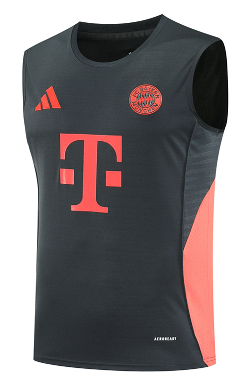 2025-2026 Bayern München Black Thailand Soccer Training Vest -418