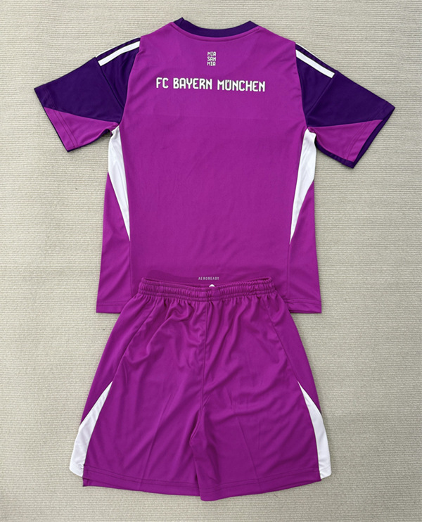2025-2026 Bayern München Goalkeeper Purple Soccer Uniform-AY