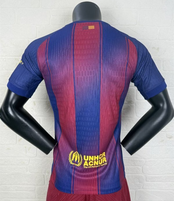 Player Version 2025-2026 Barcelona Red&Blue Thailand Soccer Jersey AAA