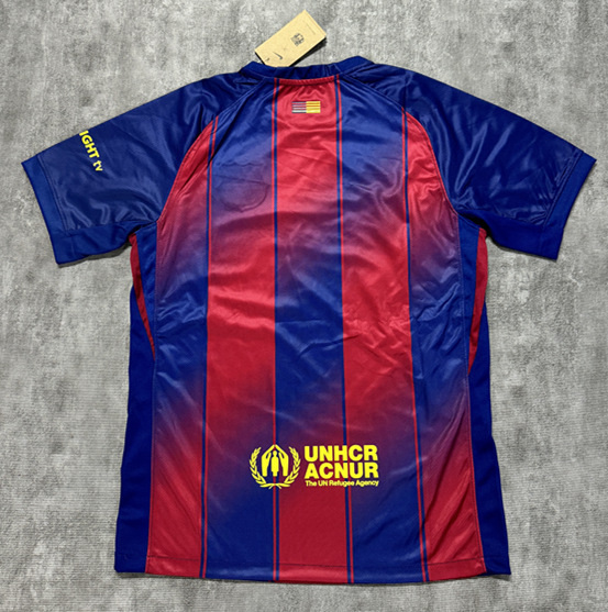 (S-4XL) 2025-2026 Derby Version Barcelona Red&Blue Thailand Soccer Jersey AAA