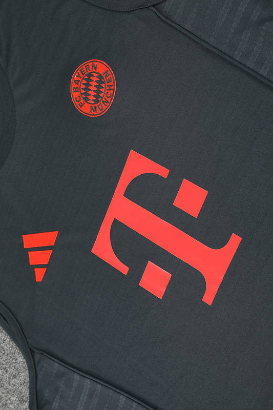 2025-2026 Bayern München Black Thailand Soccer Training Vest -418