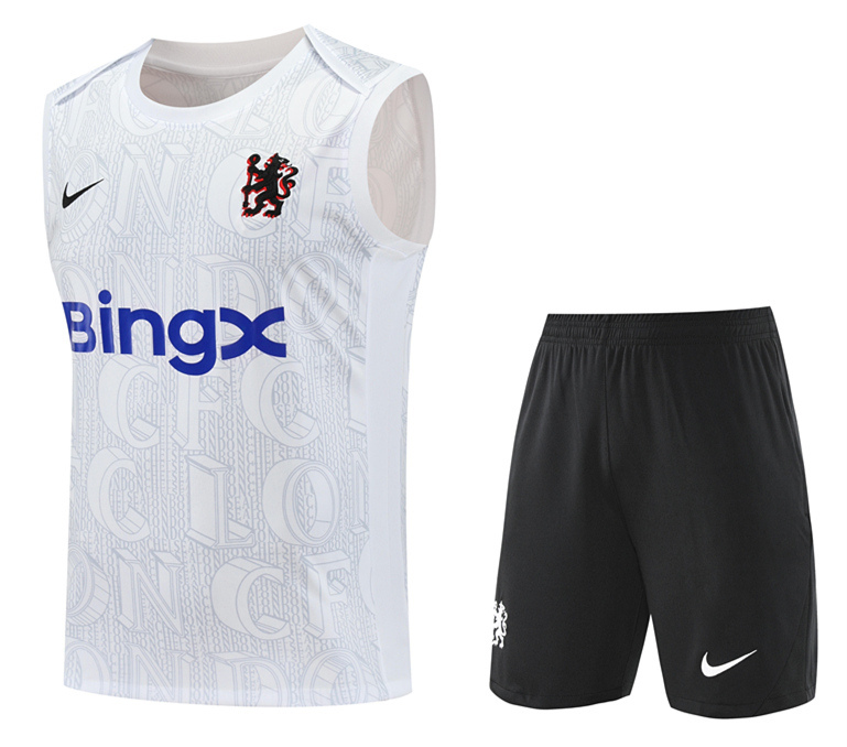 2025-2026 Chelsea White Thailand Training Soccer Vest Uniform-418