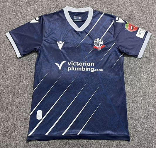 (S-4XL)2025-2026 Bolton Wanderers Away Royal Blue Thailand Soccer Jersey AAA-512