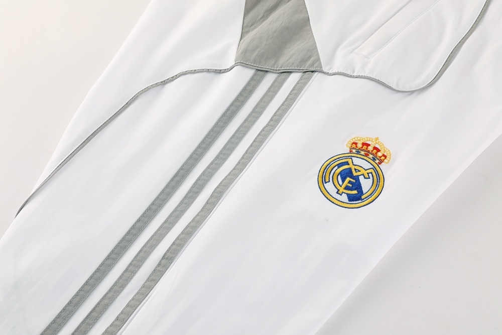 (S-3XL) 2025-2026 Real Madrid White Thailand Trench Coats -LH