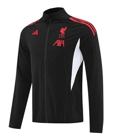 (S-3XL) 2025-2026 Liverpool Black Thailand Trench Coats-LH