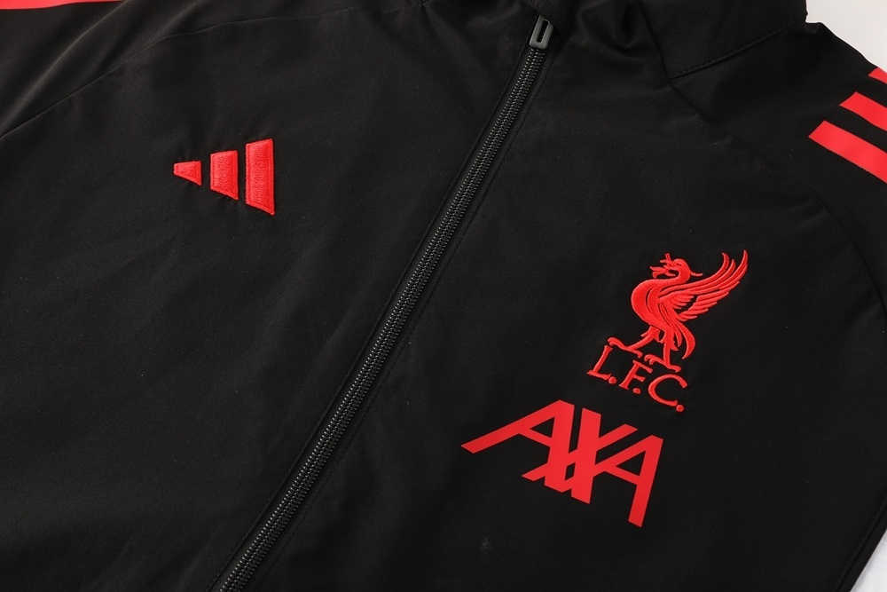 (S-3XL) 2025-2026 Liverpool Black Thailand Trench Coats-LH