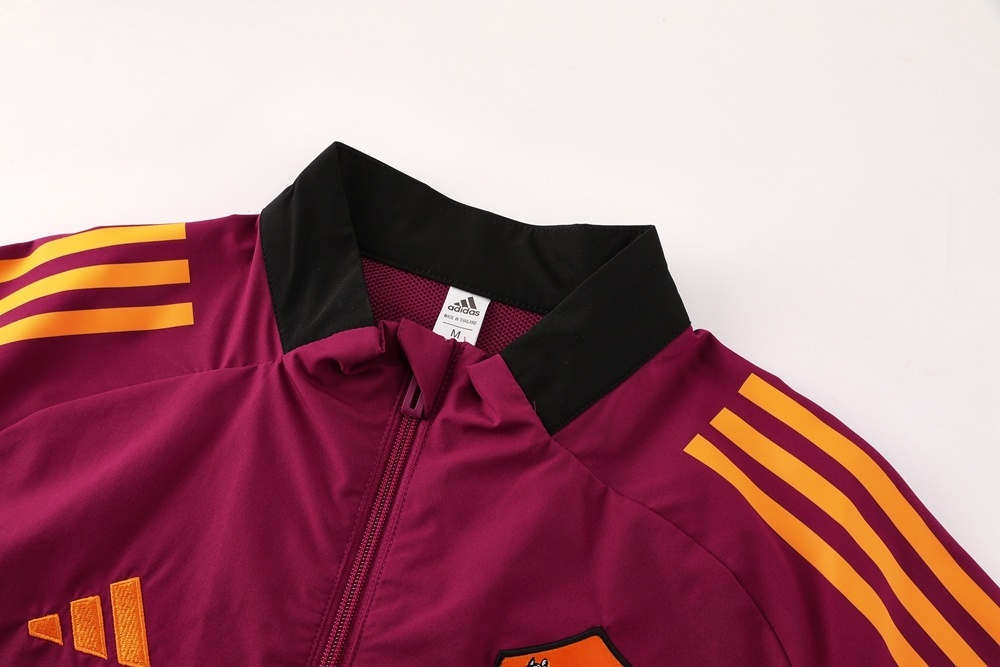(S-3XL) 2025-2026 Roma Maroon Thailand Trench Coats-LH