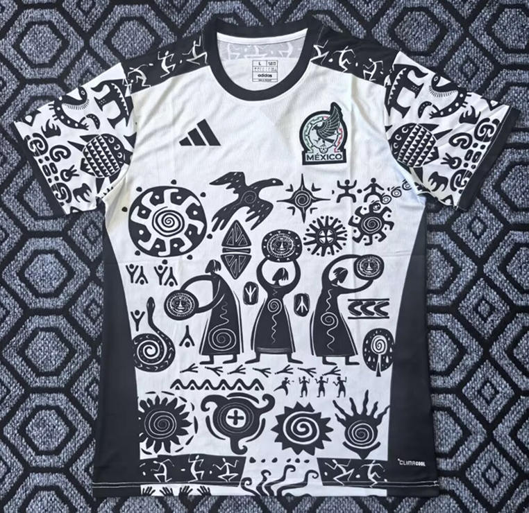 2025-2026 Special Version Mexico Black&White Thailand Soccer Jersey AAA-7209