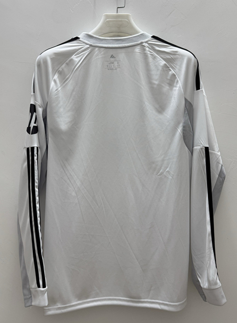 (S-4XL) 2025-2026 Real Madrid Home White LS Thailand Soccer Jersey AAA-9268