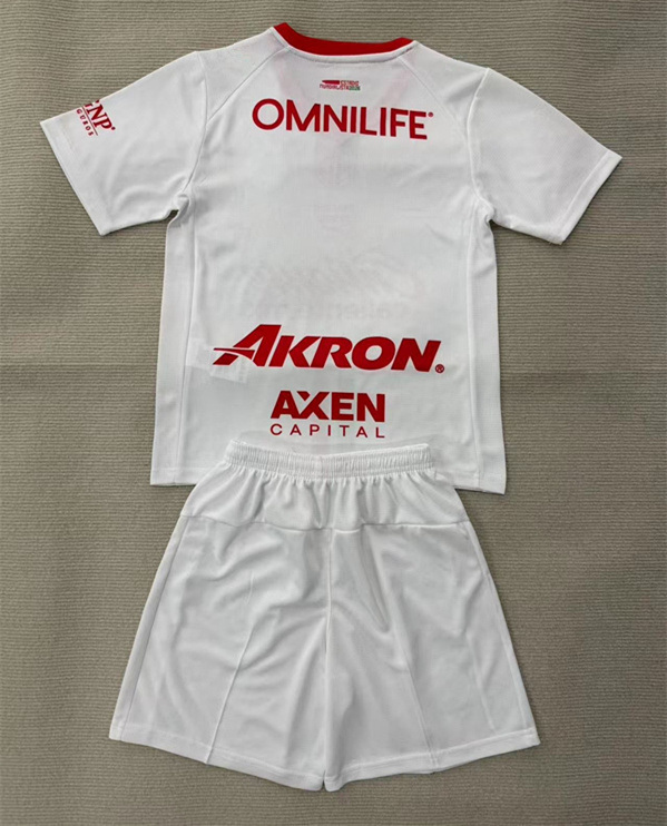 2025-2026 Deportivo Guadalajara Away White Soccer Uniform-AY