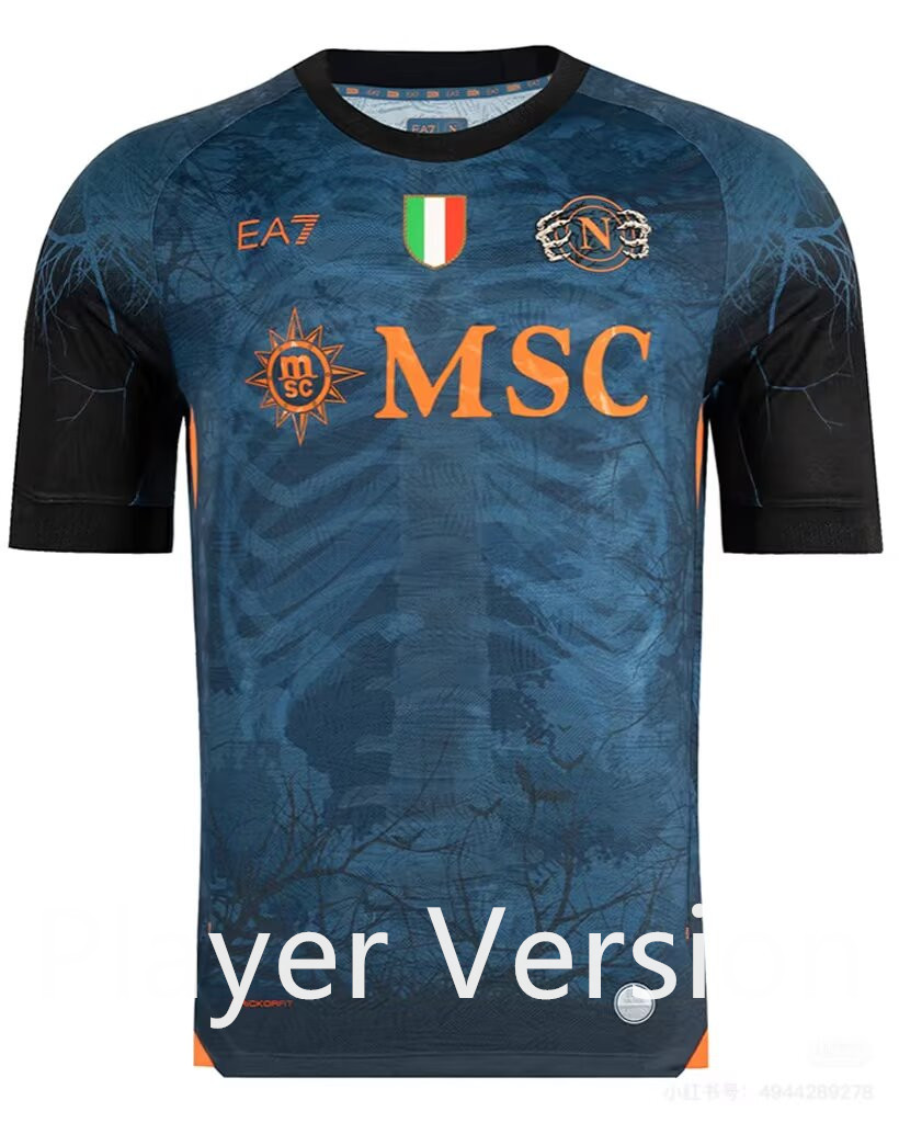 Player Version 2025-2026 Napoli Blue Thailand Soccer Jersey AAA-3841