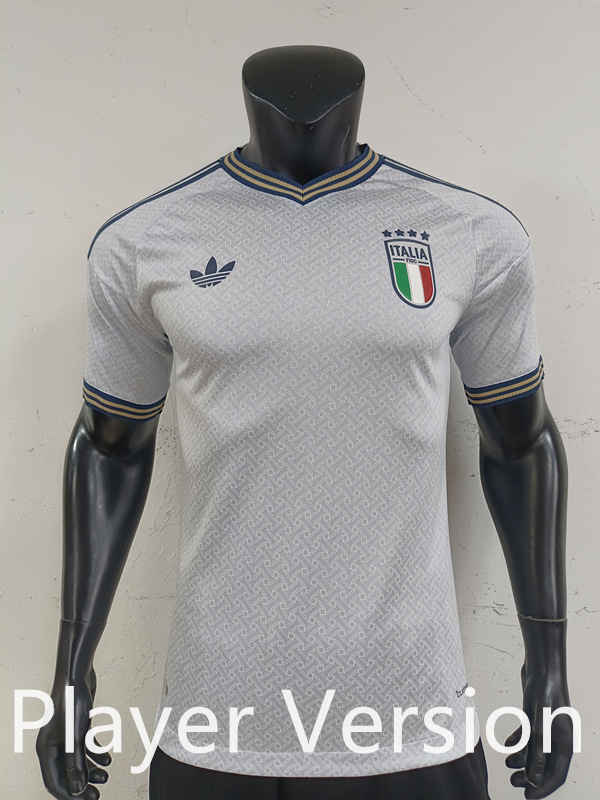 Player Version 2026-2027 Italy Away White Thailand Soccer Jersey AAA-0871
