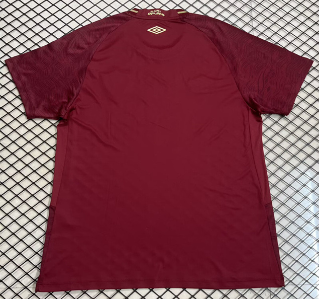 (S-4XL) 2025-2026 Fluminense de Feira Second Away Maroon Thailand Soccer Jersey AAA-7995