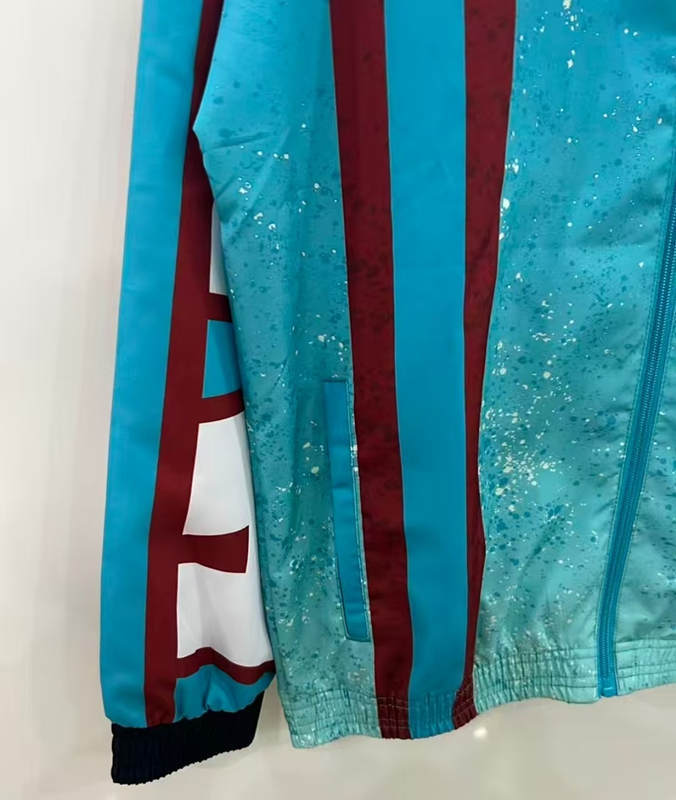 2025-2026 Barcelona Kappa Casual Single-sided Embroidered Soccer Trench Coat-0255