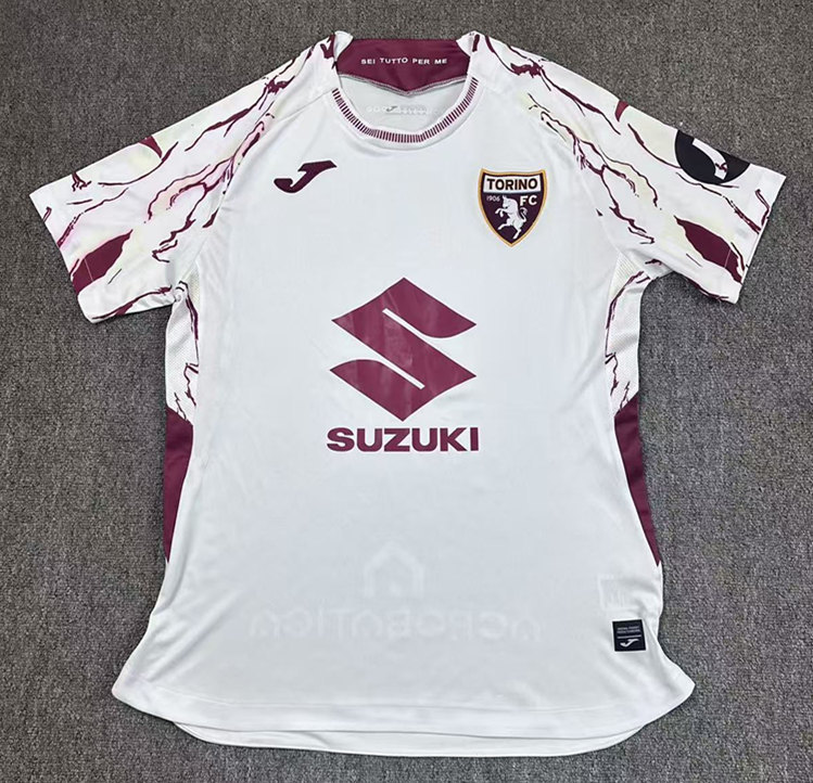 2025-2026 Torino FC Away White Thailand Soccer Jersey AAA-417