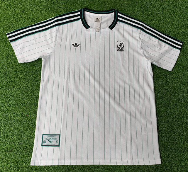 (S-4XL) 2025-2026 Retro Liverpool White Thailand Soccer Jersey AAA-9926