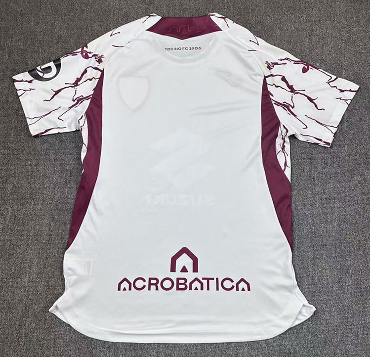 2025-2026 Torino FC Away White Thailand Soccer Jersey AAA-417