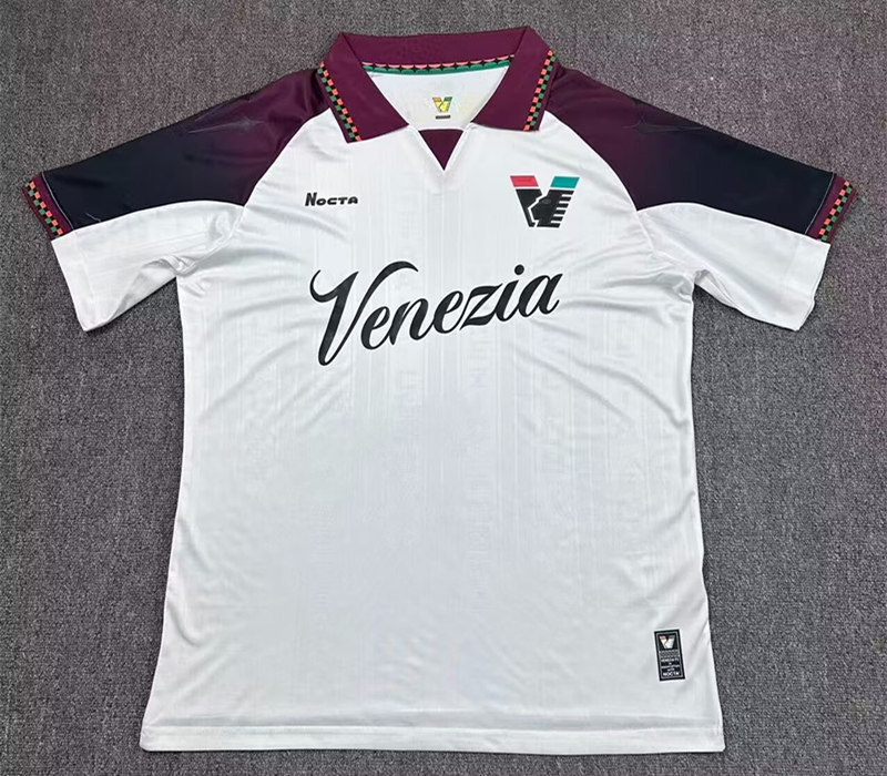 2025-2026 Venezia FC Away White Thailand Soccer Jersey AAA-417