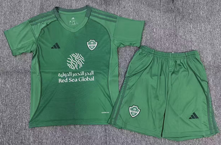 2025-2026 Al-Ahli Saudi Home Green Soccer Uniform-2483